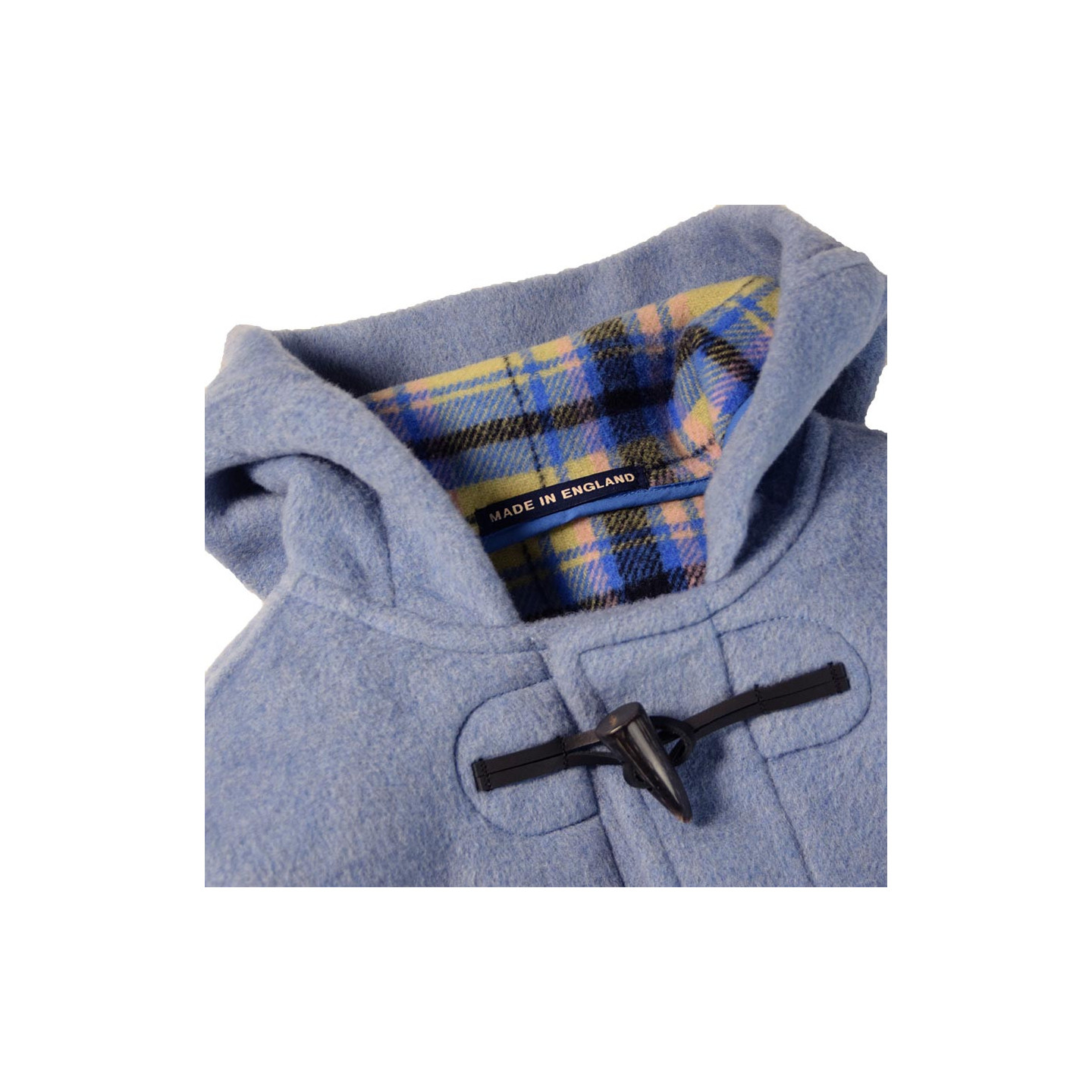 Duffle-Coat Court Melissa Bleu Glacier London Tradition