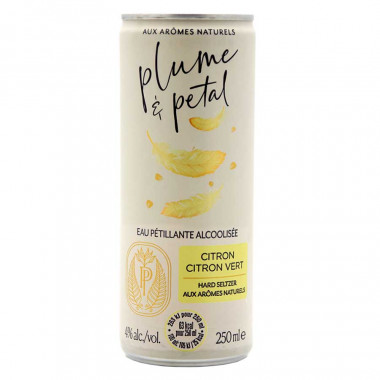 Plume & Petal Lemon-Lime Hard Seltzer 25cl 4°