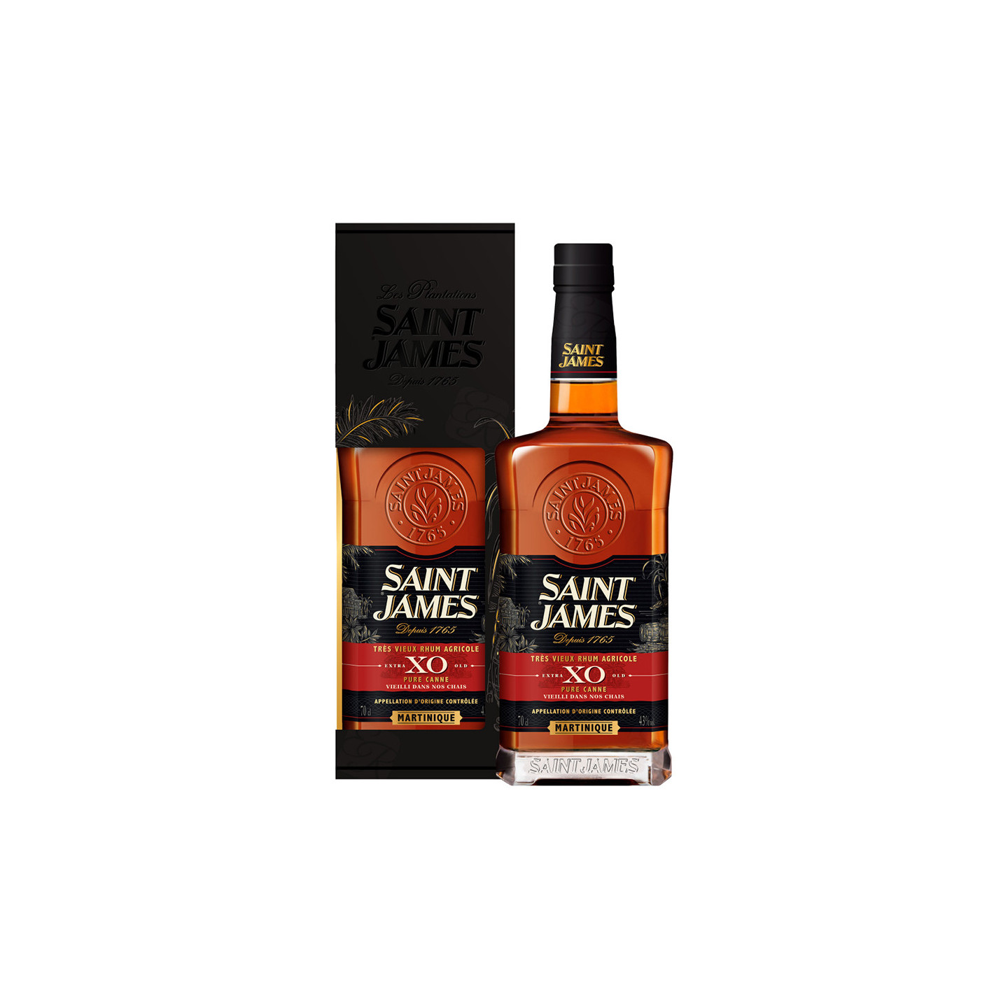 Rhum St James XO 70cl 43°