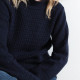 Out of Ireland Navy Mock Neck Sweater