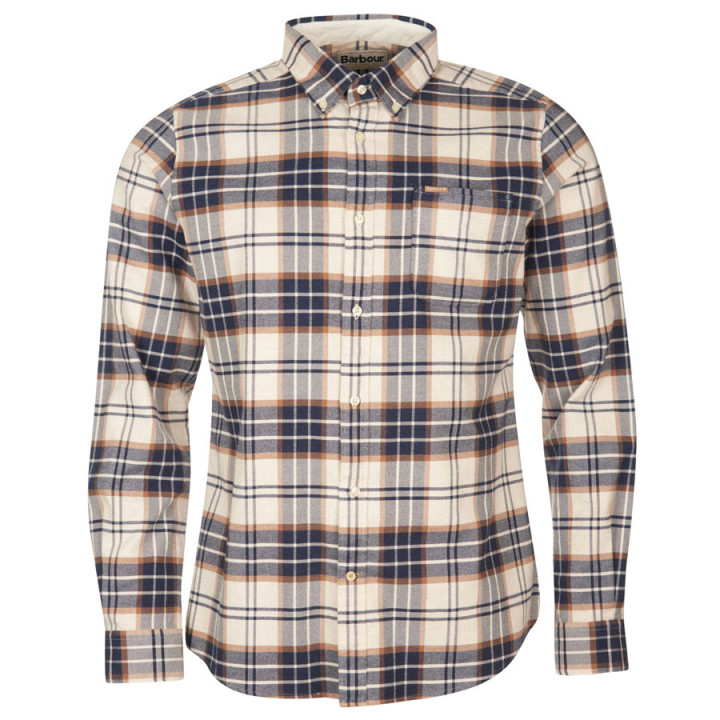 Chemise Portdown Ecru Barbour
