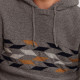 Out Of Ireland Grey Checkered Hoodie