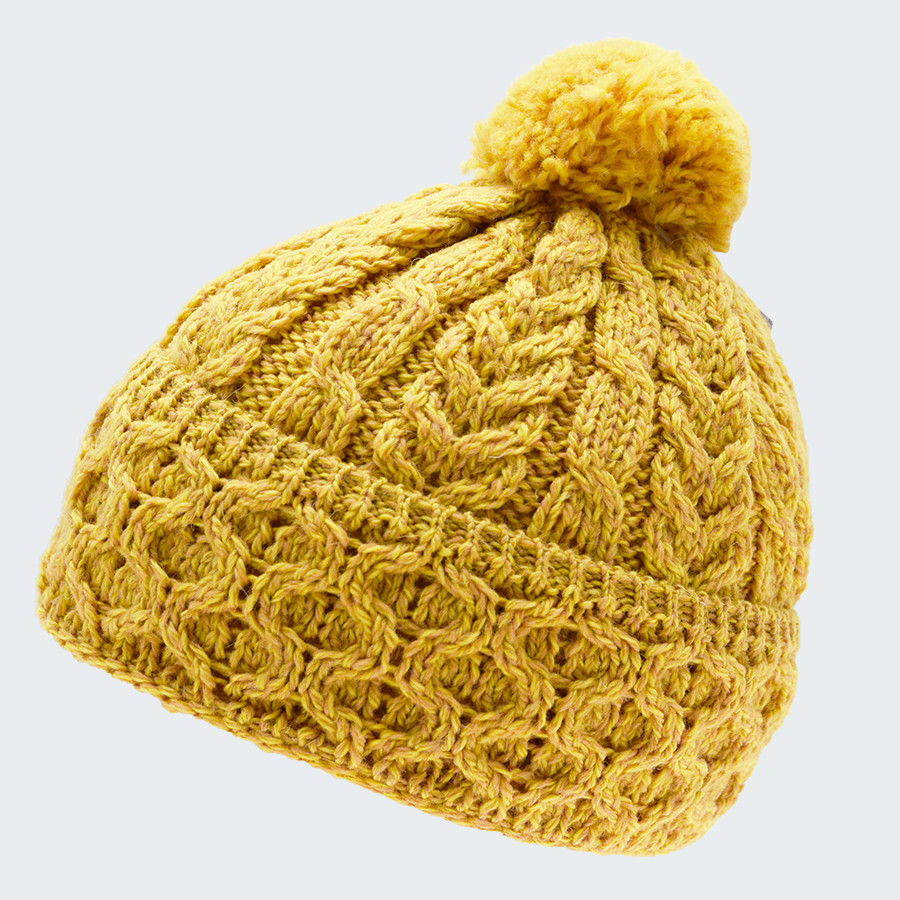 Aran Woollen Mills Golden Yellow Pompom 