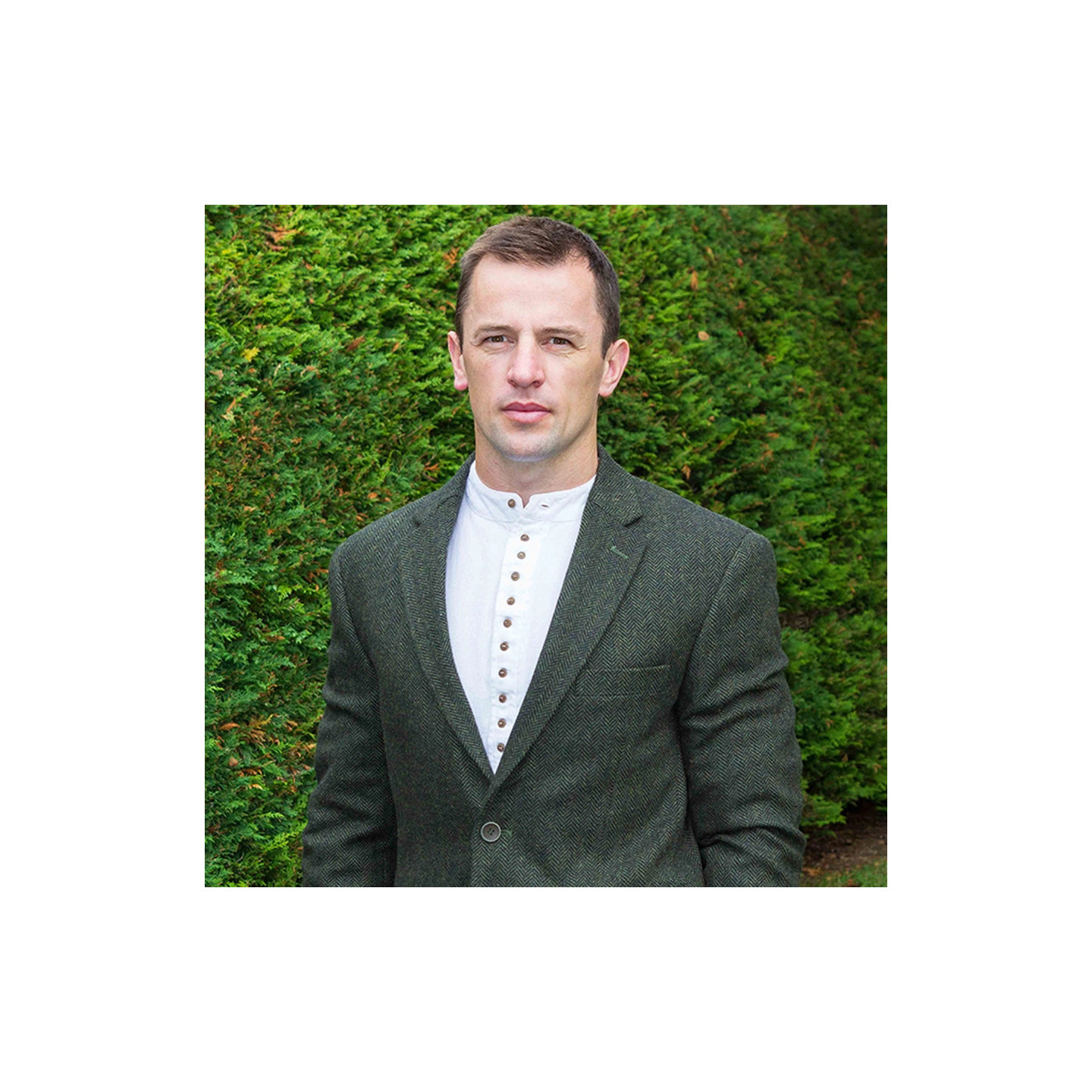 Emerald Isle Weaving Olive Tweed Jacket
