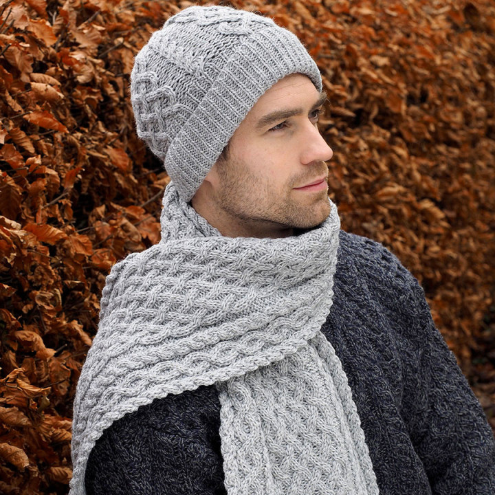 Echarpe Grise Inis Crafts