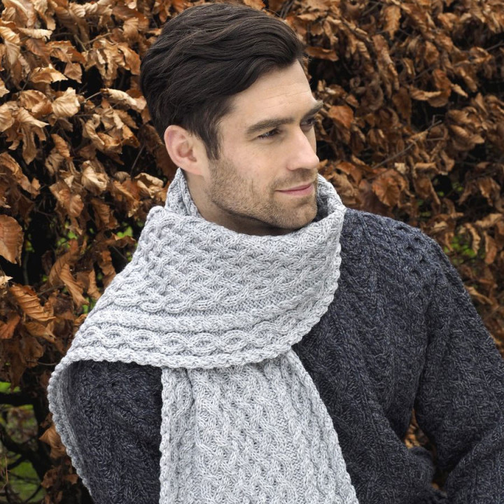 Echarpe Grise Inis Crafts