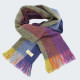 Mucros Weavers Alpaga and Merino Multicoloured Scarf