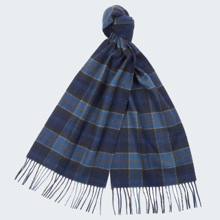 Barbour Tartan Midnight Lambswool Scarf