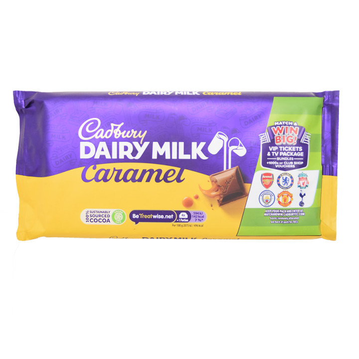 Tablette Cadbury Dairy Milk au Caramel 180g