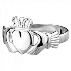 Bague Argent Claddagh Homme