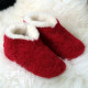 Chaussons Skiper Laine Rouge Alwero