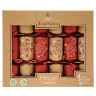 Party Crackers Mini Luxury Kraft x6 Tom Smith