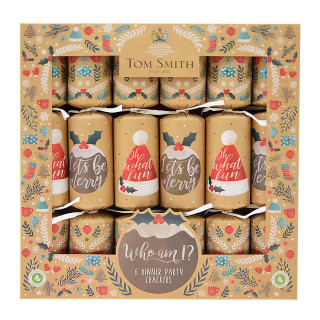 Party Crackers Game Kraft x6 Tom Smith