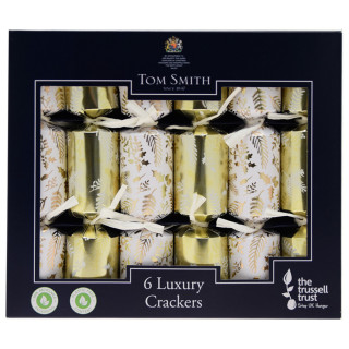 Tom Smith Mini Luxury Gold Party Crackers x6