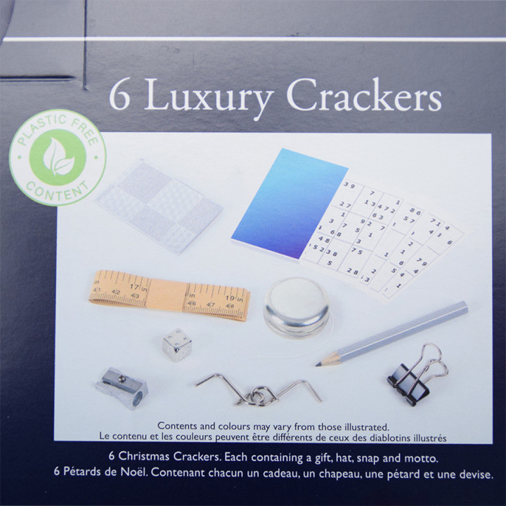 Tom Smith Mini Luxury Gold Party Crackers x6