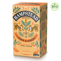 Hampstead Tea Lemon and Ginger Organic Infusion 20 sachets