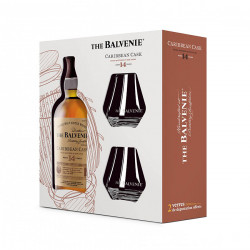 The Balvenie 14 ans Caribbean Cask 70cl 43° + 2 verres