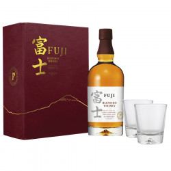 Box Fuji Sanroku Blended Whisky 70cl 46° + 2 Glasses