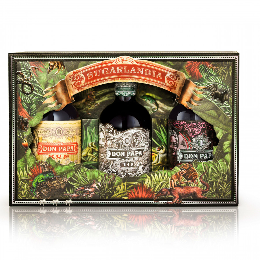 Coffret Don Papa 7 ans, 10 ans et Sherry Cask 3x20cl 42.7° - Archives - Le  Comptoir Irlandais