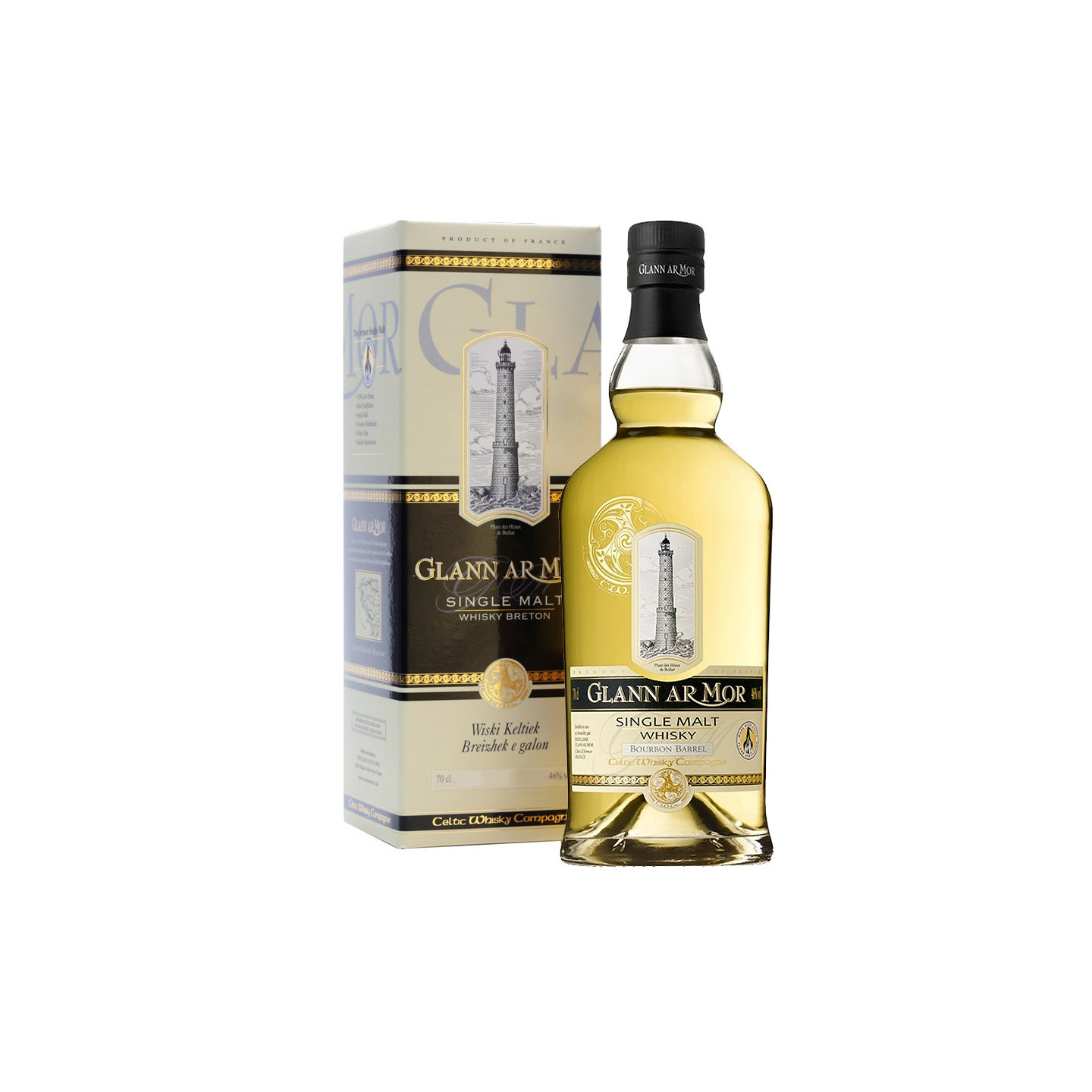 Glann Ar Mor Bourbon Barrel Single Malt 70cl 46°