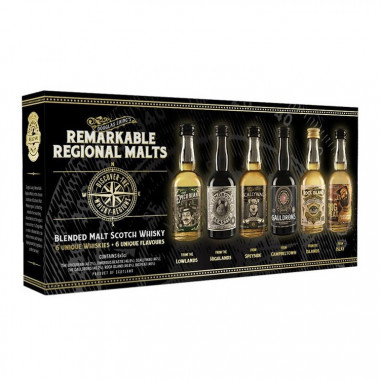 Coffret Remarkable Regional Malts Douglas Laing 6x5CL