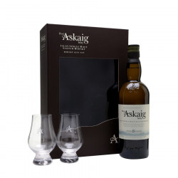 Gift Box Port Askaig 8 Year Old 70cl 45.8° + 2 glasses
