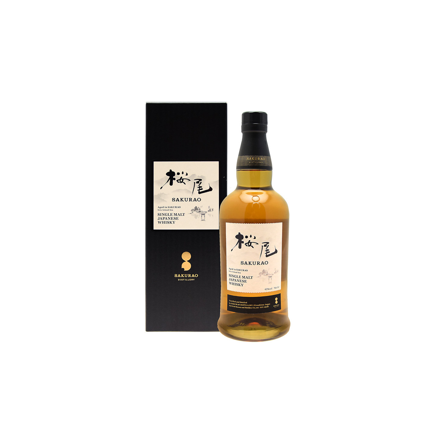 Sakurao Single Malt 70cl 43° - Le Comptoir Irlandais