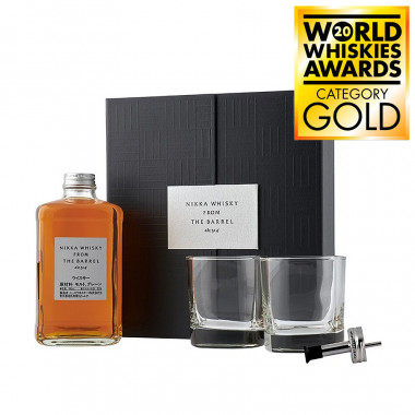 Coffret Nikka From The Barrel 50cl 51.4° + 2 verres