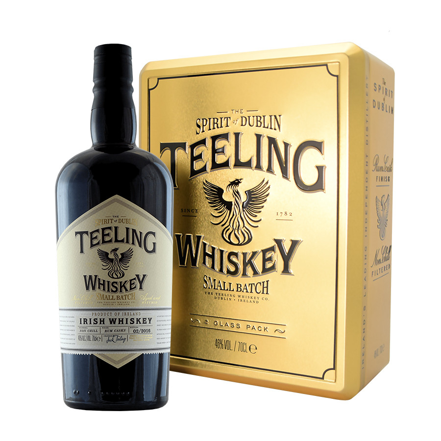 Coffret Teeling Whiskey 70cl 46° + 2 verres - Irlande - Le Comptoir  Irlandais