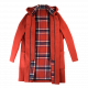 Duffle-Coat Angela Orange London Tradition