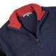 Best Yarn Navy 1/2 Zip Collar Sweater