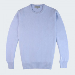 Best Yarn Sky-Blue Round Neck Sweater