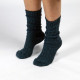 Chaussettes Courtes Anthracite Laine Donegal Socks