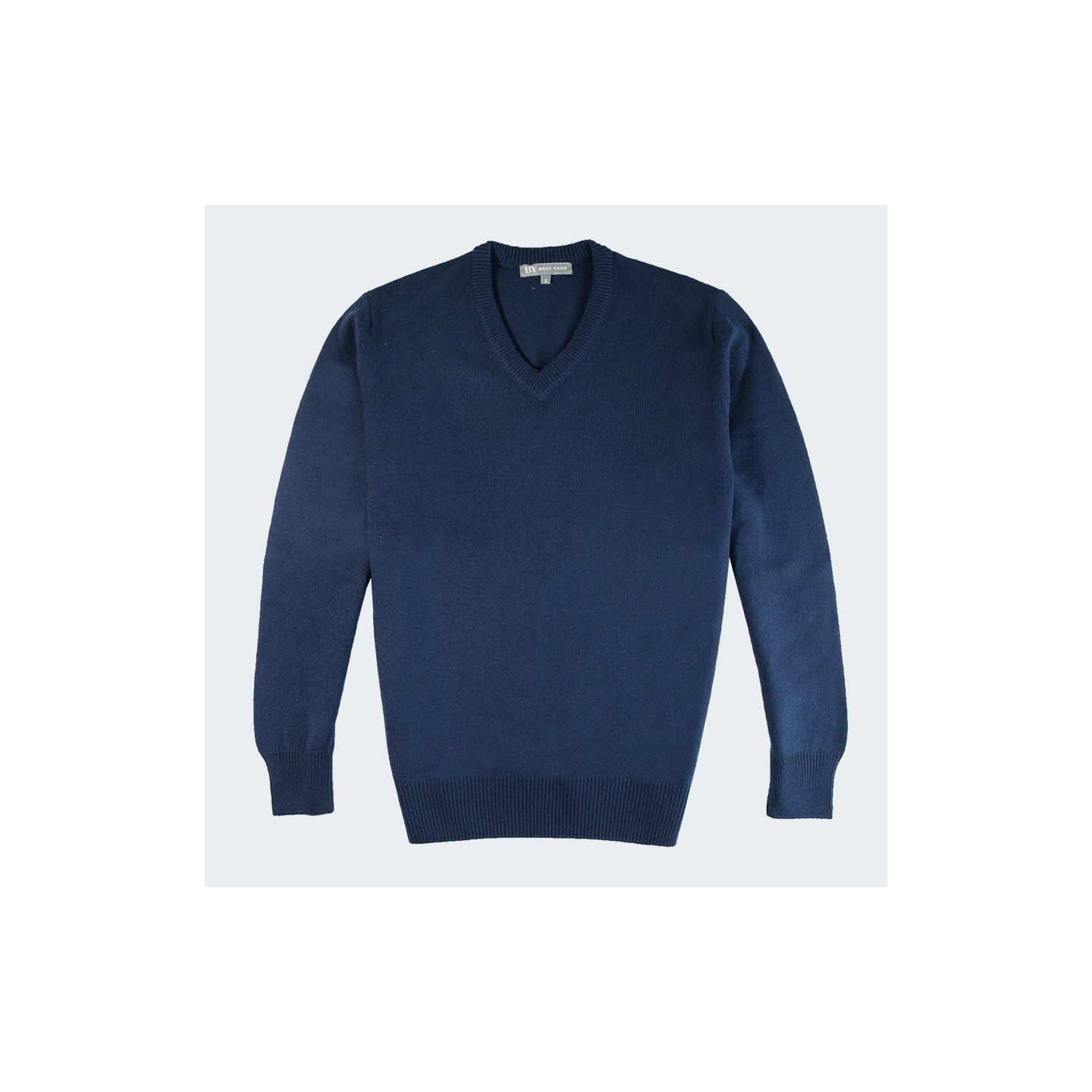 Pull Homme Bleu Marine - Blue Harbour - Col V - Coton - Taille S