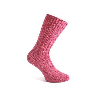Donegal Socks Pink Short Wool Socks