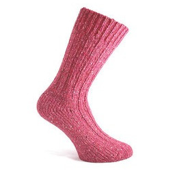 Donegal Socks Pink Short Wool Socks