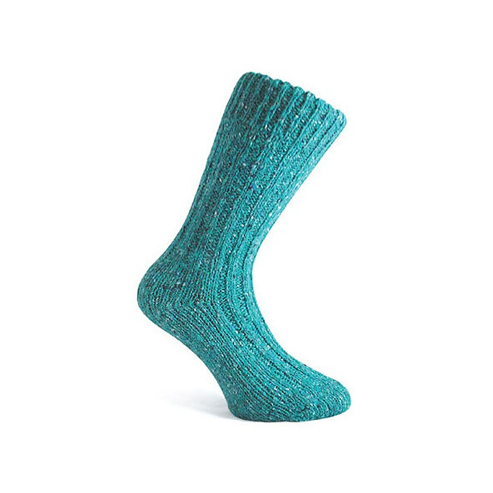 Donegal Socks Turquoise Short Wool Socks