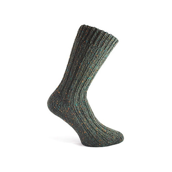 Donegal Socks Short Dark Green Wool Socks