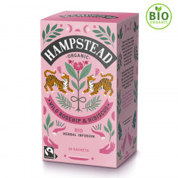 Hampstead Tea Organic Rosehip and Hibiscus Infusion 20 Teabags