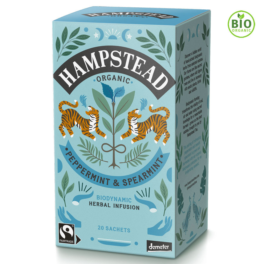 Hampstead Tea Organic Mint Infusion 20 Teabags - Plants infusions - Le  Comptoir Irlandais