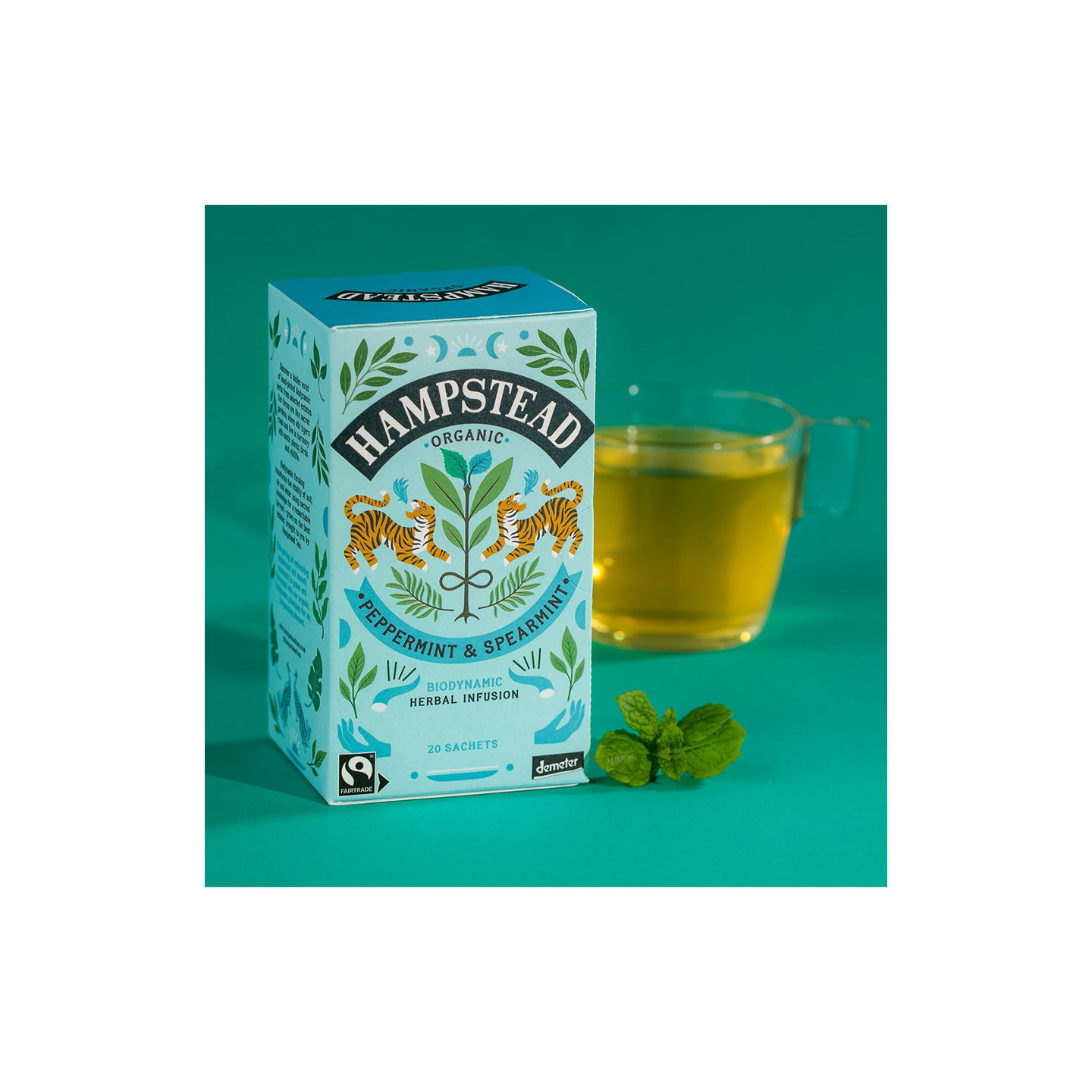 Hampstead Tea Mint Organic Infusion 20 sachets
