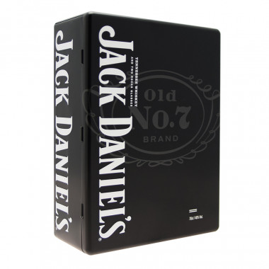 Coffret Jack Daniel's + 2 verres 70cl 40°