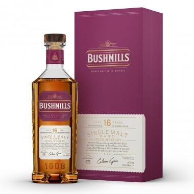 Bushmills 16 year old Matured in Three Woods 70cl 40°