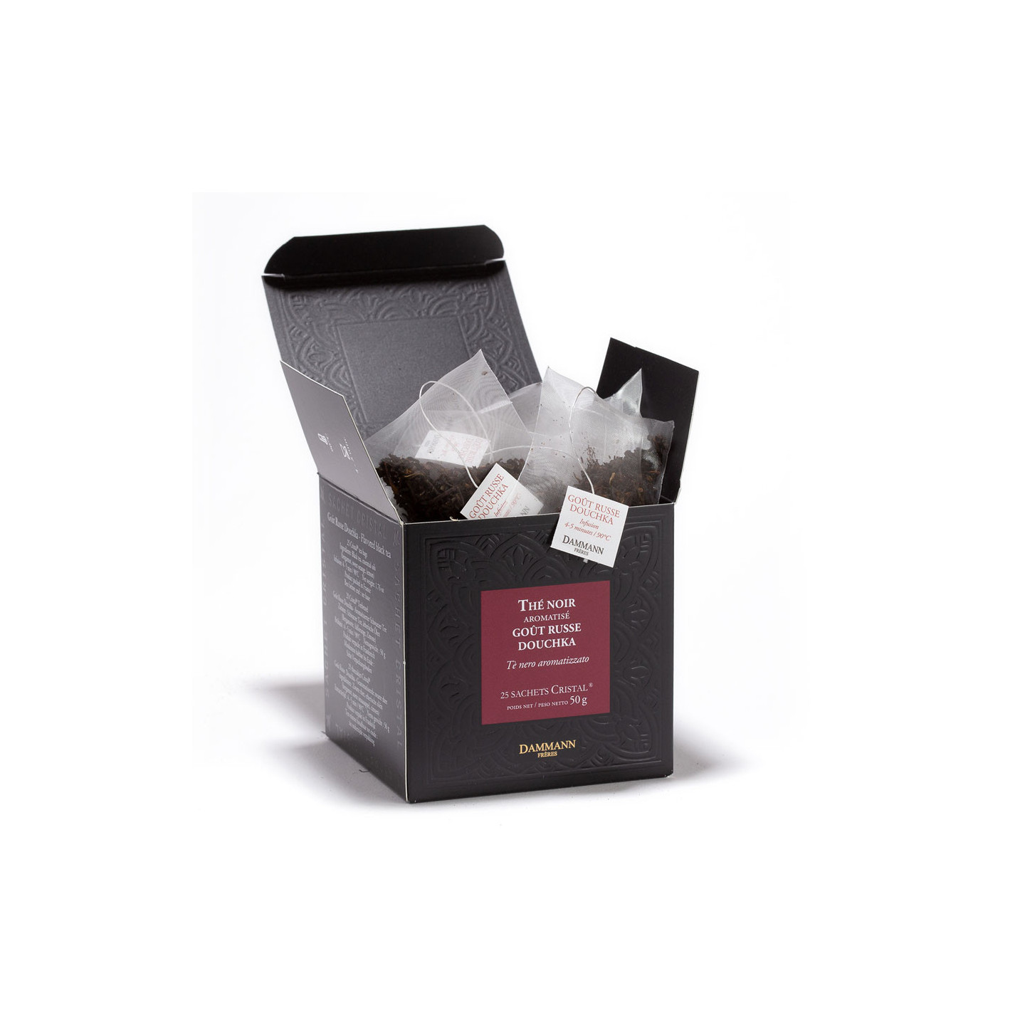 Thé Noir Goût Russe Dammann Frères 25 sachets 50g