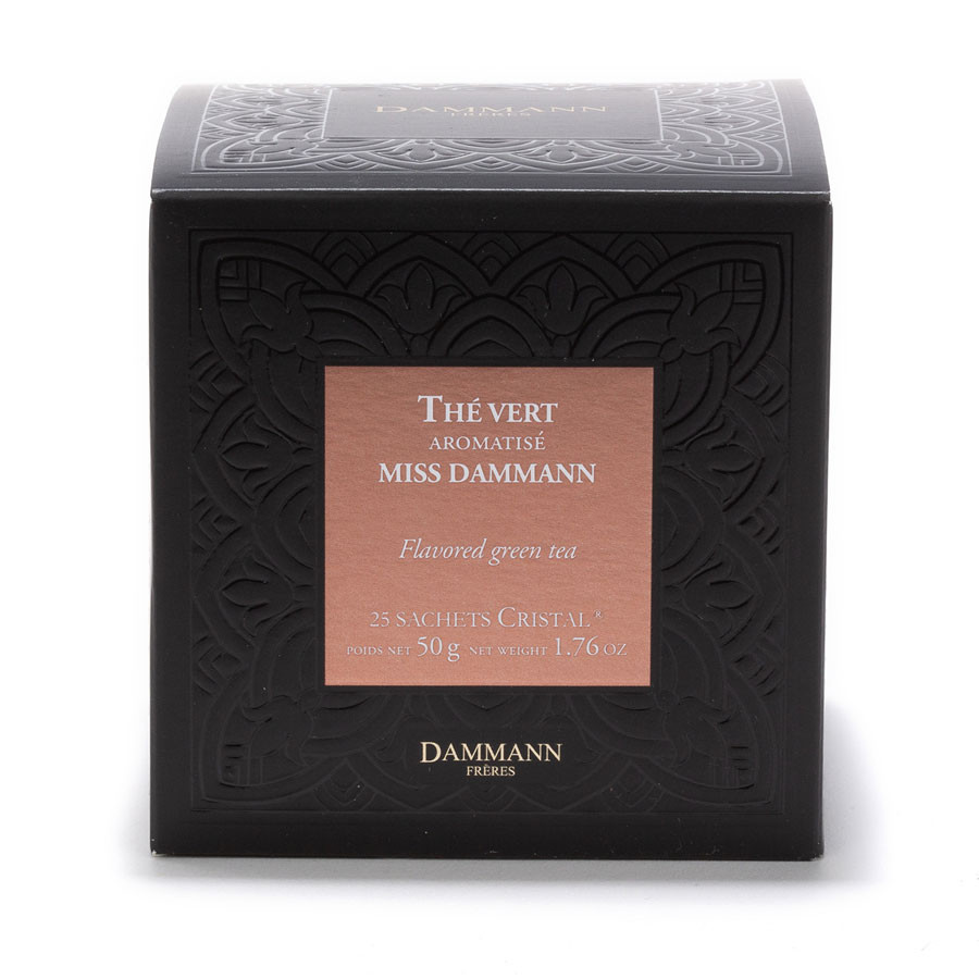 Dammann Frères Miss Dammann Green Tea 25 bags 50g - Citrus Fruit