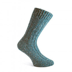 Donegal Socks Blue Short Wool Socks