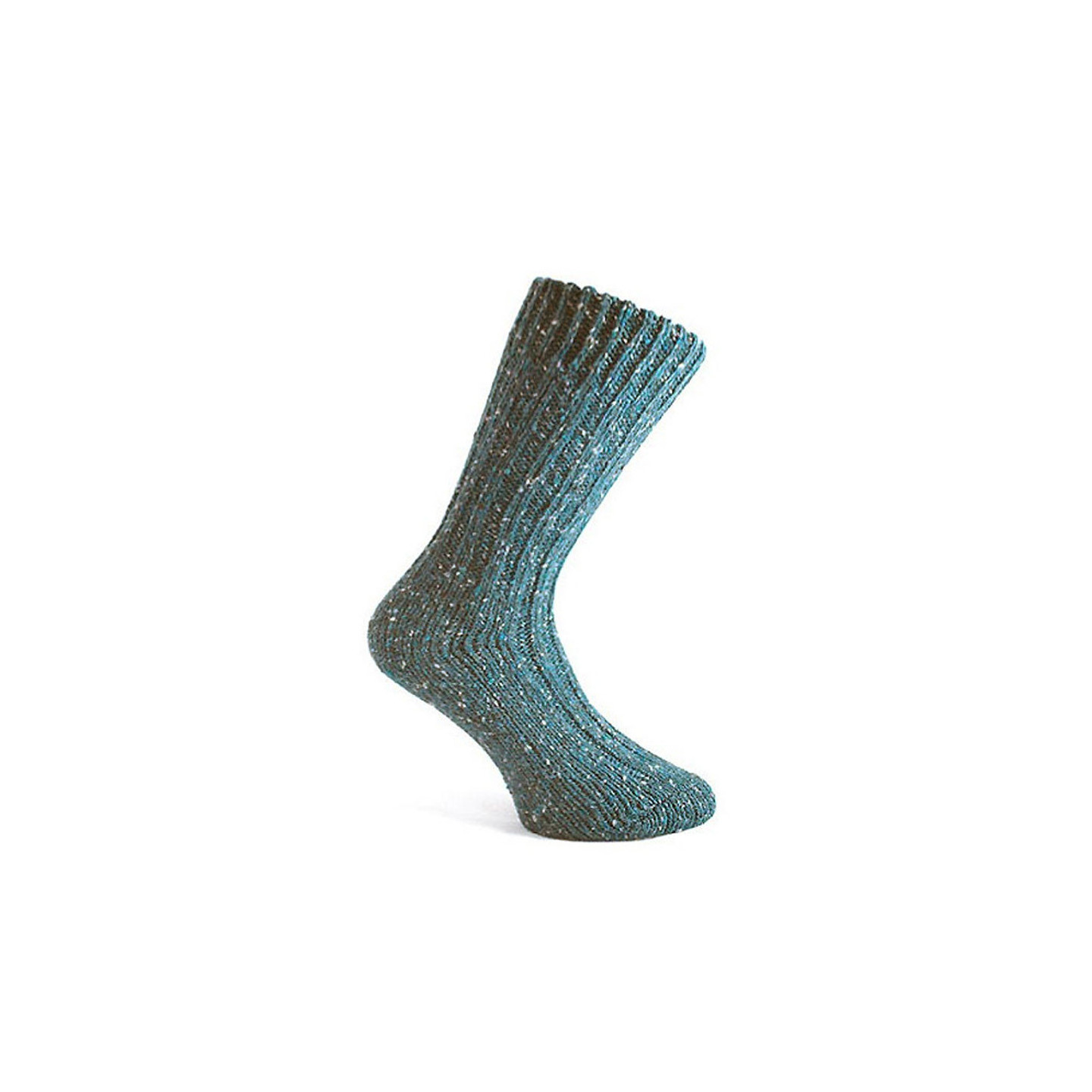 Chaussettes Courtes Bleues Laine Donegal Socks