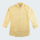 Out of Ireland Gingham Mustard Shirt