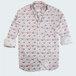 Out of Ireland Multicolored Flowers Print Shirt