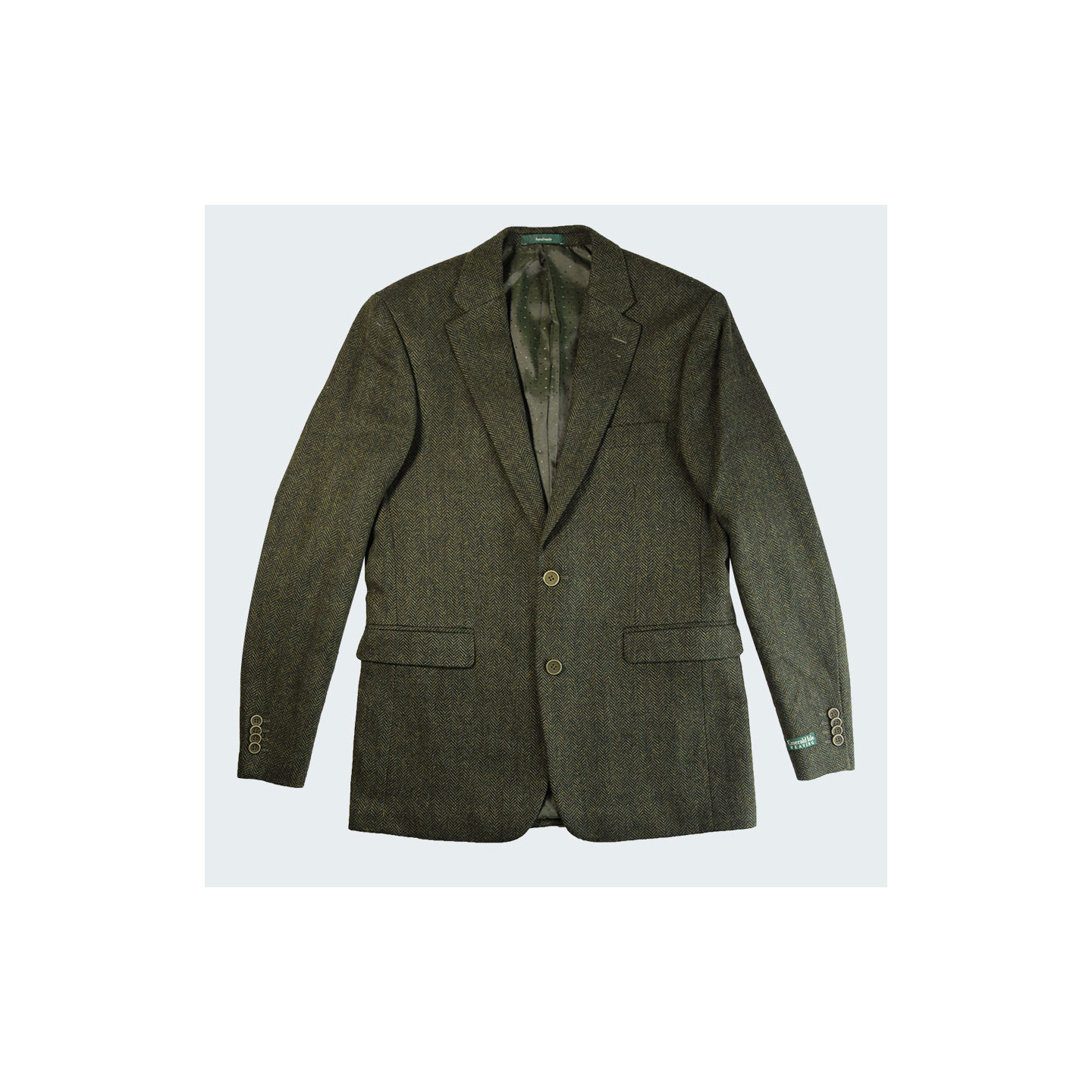 Emerald Isle Weaving Olive Tweed Jacket